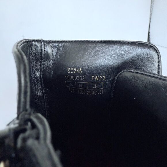 NWOB Stuart Weitzman Women's Luxering Belted Leather Bootie in Black Size 10 - Picture 14 of 15